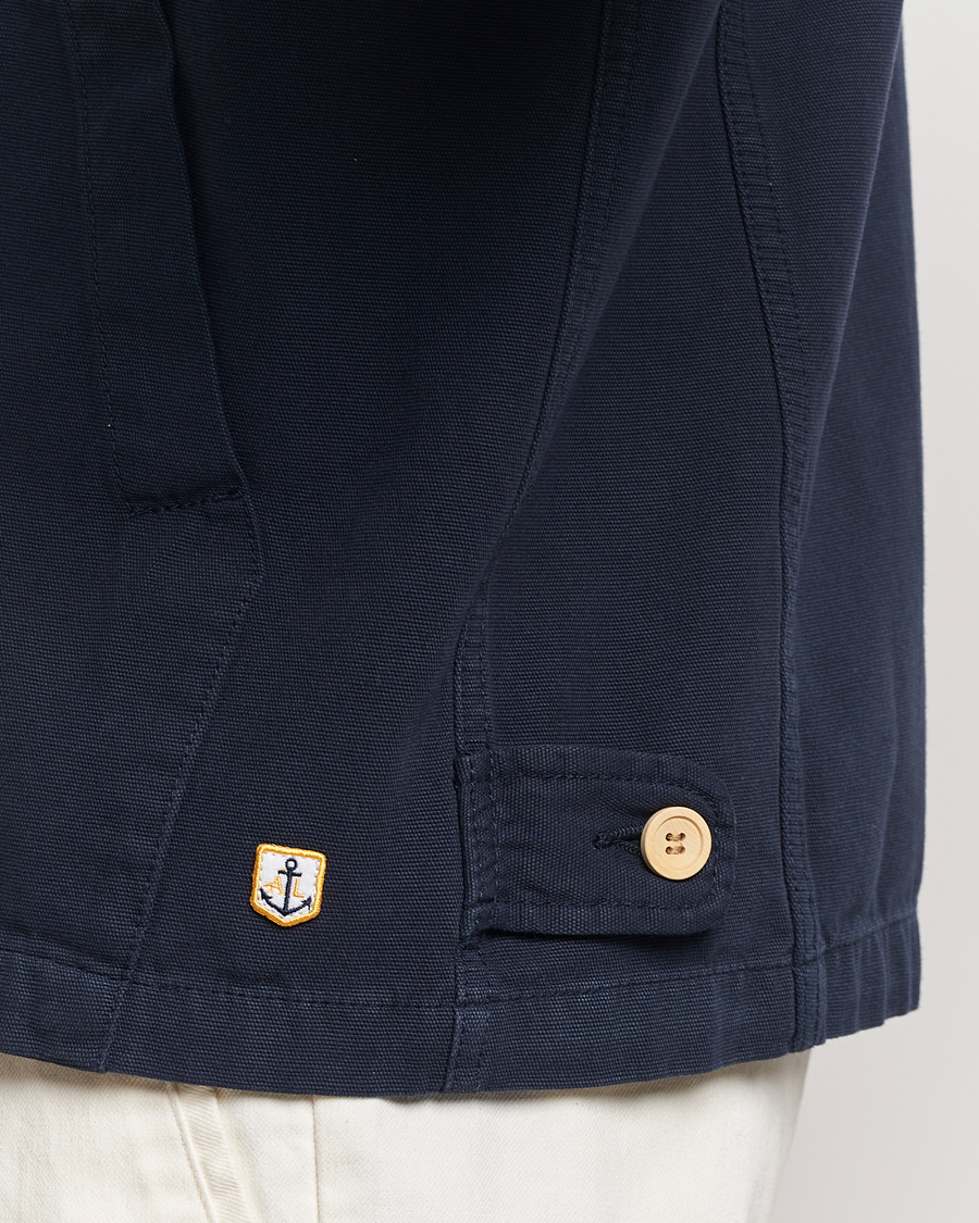 Men | Shirts | Armor-lux | Veste Pecheur Heritage Overshirt Deep Marine