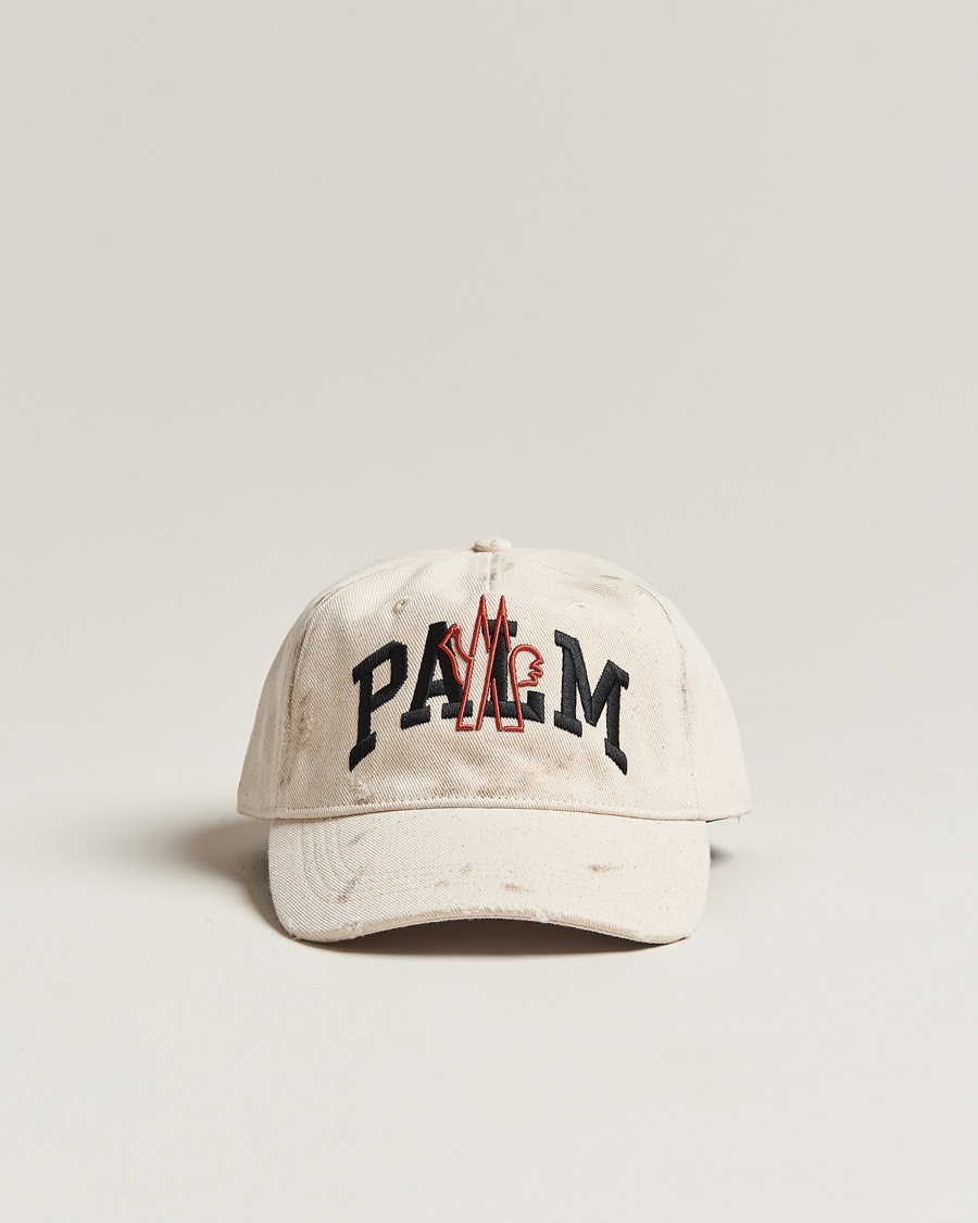 Men | Moncler Genius Lettering Baseball Cap Off White | Moncler Genius | Lettering Baseball Cap Off White