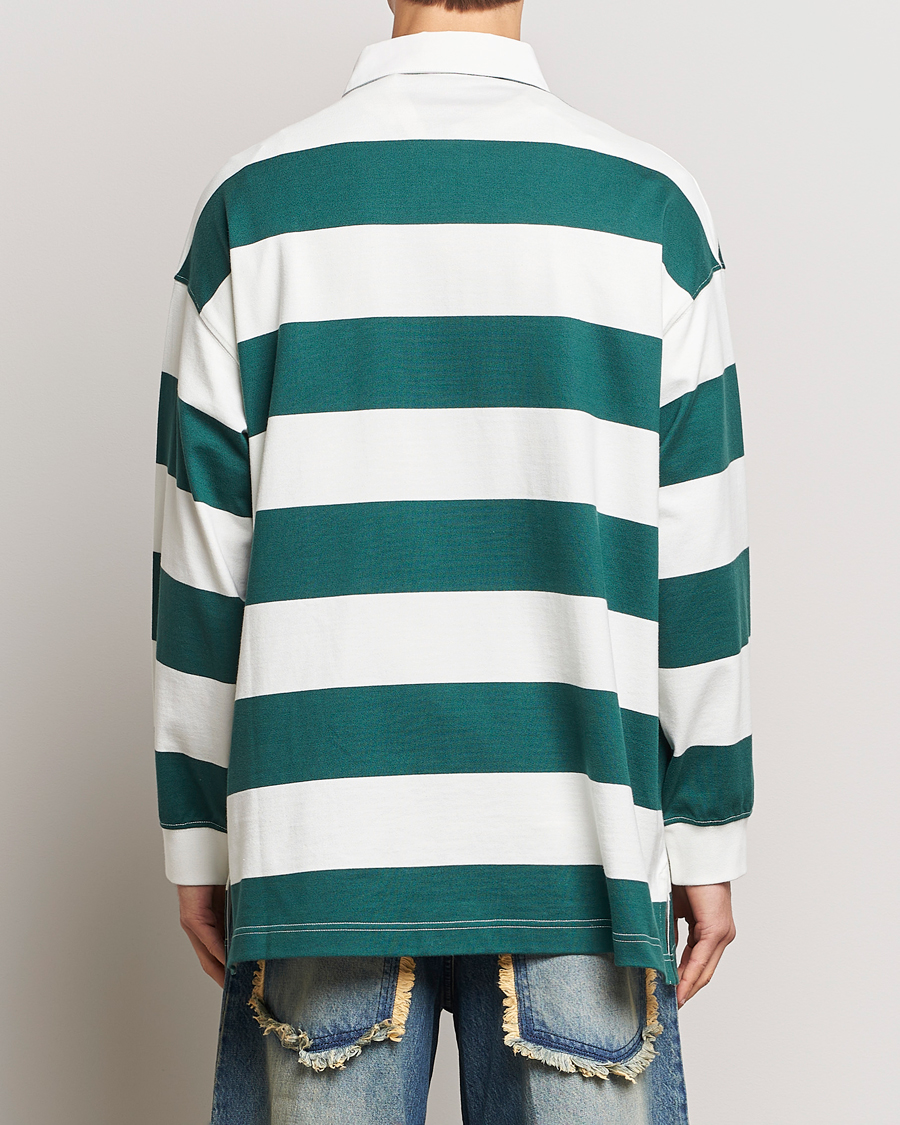 Men | Sweaters & Knitwear | Moncler Genius | Long Sleeve Rugby White/Green