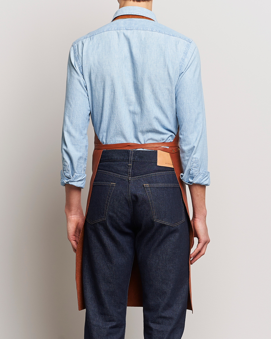 Men | Home | Tärnsjö Garveri | Leather Apron 012 Light Brown