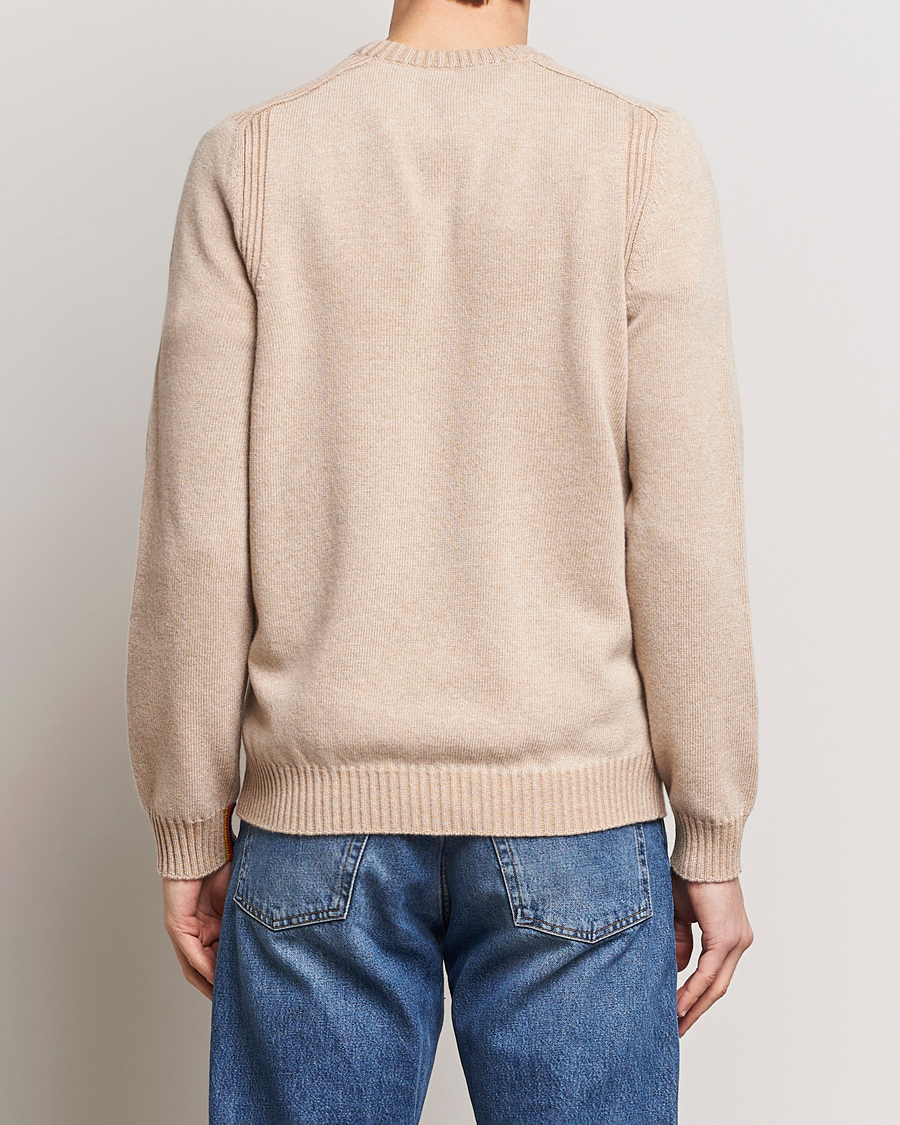 Men | Sweaters & Knitwear | Paul Smith | Lambswool Crew Neck Sweater Beige Melange