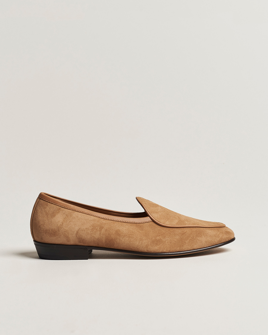 Men | Baudoin & Lange Sagan Classic Loafers Sahara Suede | Baudoin & Lange | Sagan Classic Loafers Sahara Suede