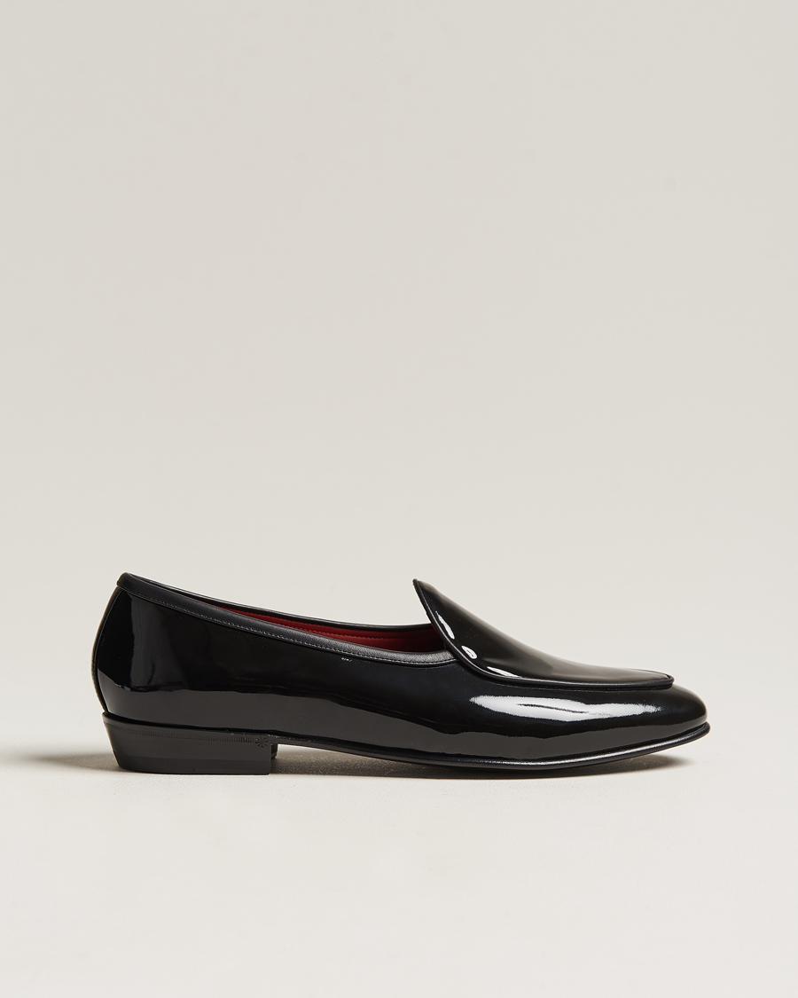 Men | Patent-Leather Shoes | Baudoin & Lange | Sagan Patent Loafers Black Calf