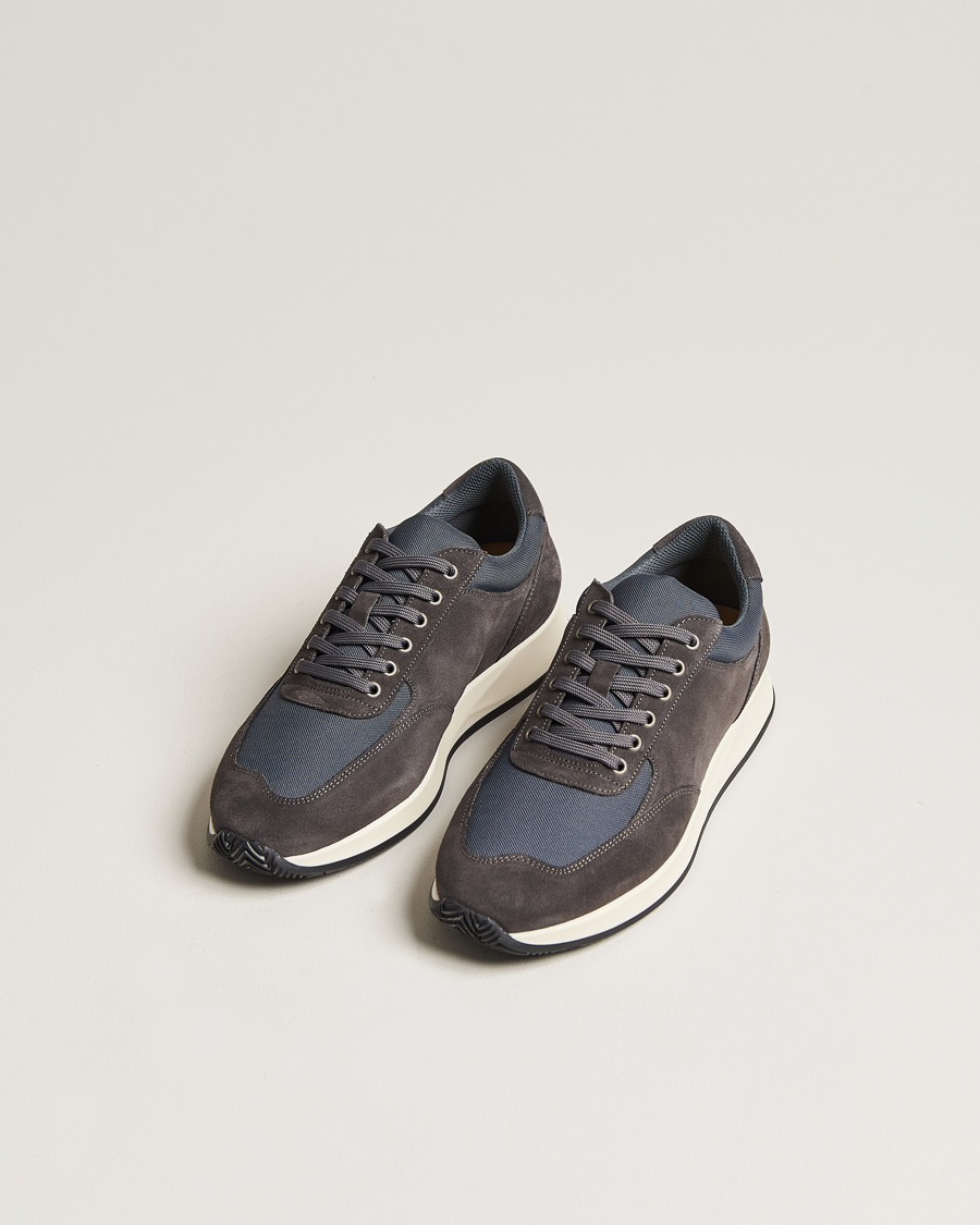 Men | Sneakers | Myrqvist | Stensund Running Sneaker Dark Grey Suede
