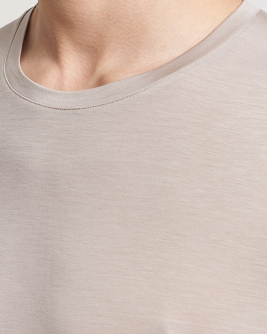 Men | T-Shirts | Houdini | Tree Tencel T-Shirt Sandstorm