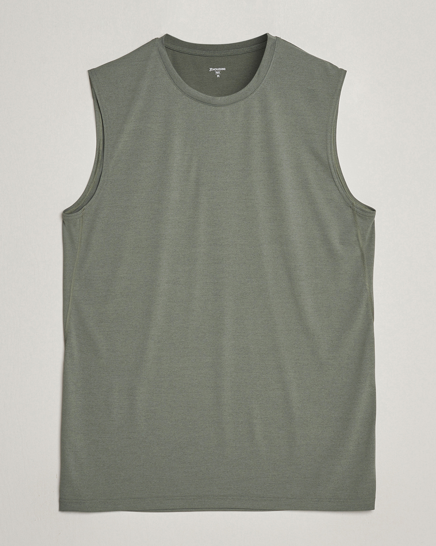 Men | T-Shirts | Houdini | Pace Air Tank Geyser Grey