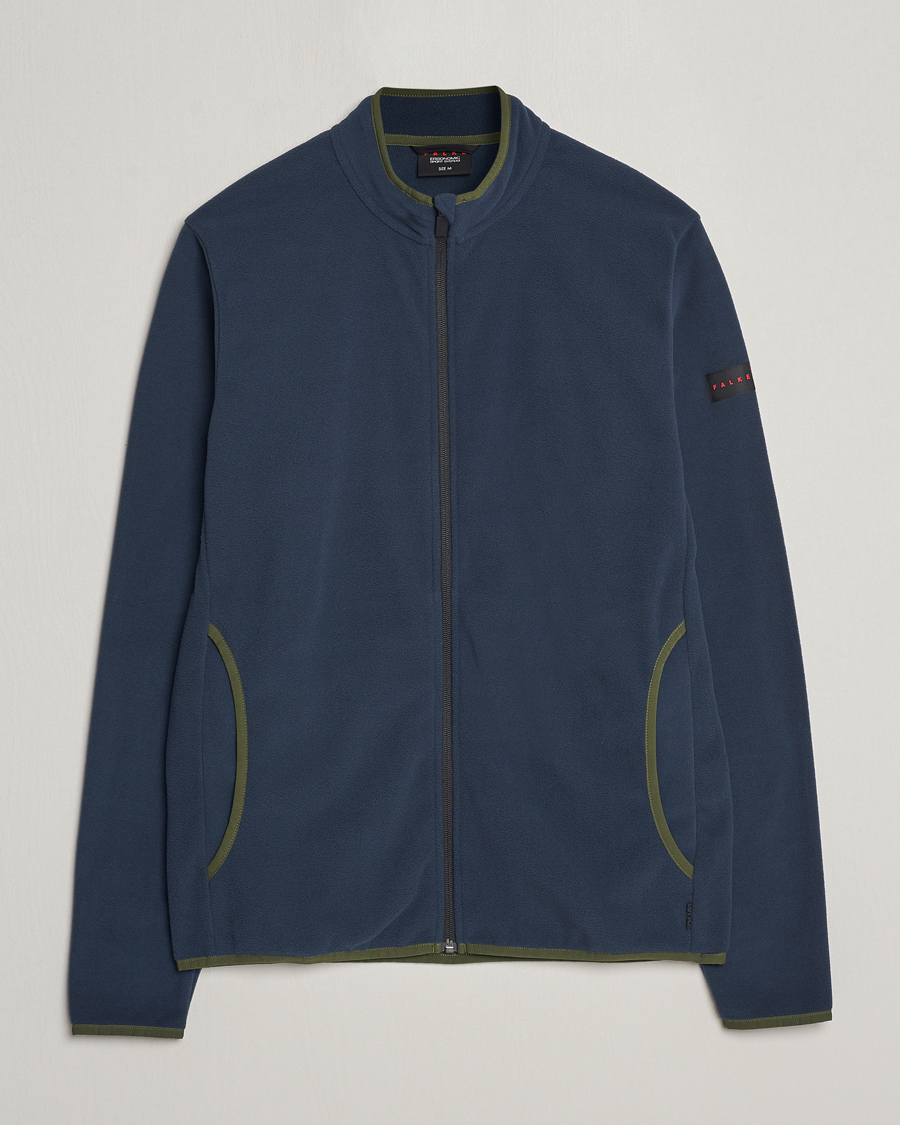 Men | Sweaters & Knitwear | Falke Sport | Falke Fleece Jacket Space Blue