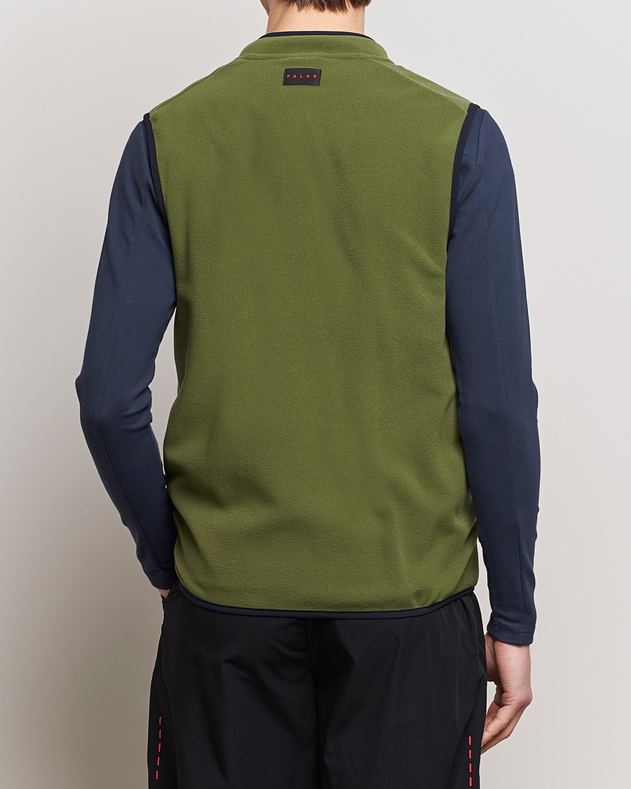 Men | Sweaters & Knitwear | Falke Sport | Falke Fleece Vest Herb