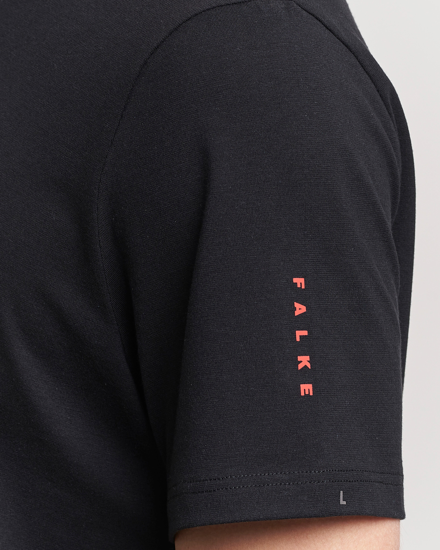 Men | T-Shirts | Falke Sport | Falke Core Running T-Shirt Black