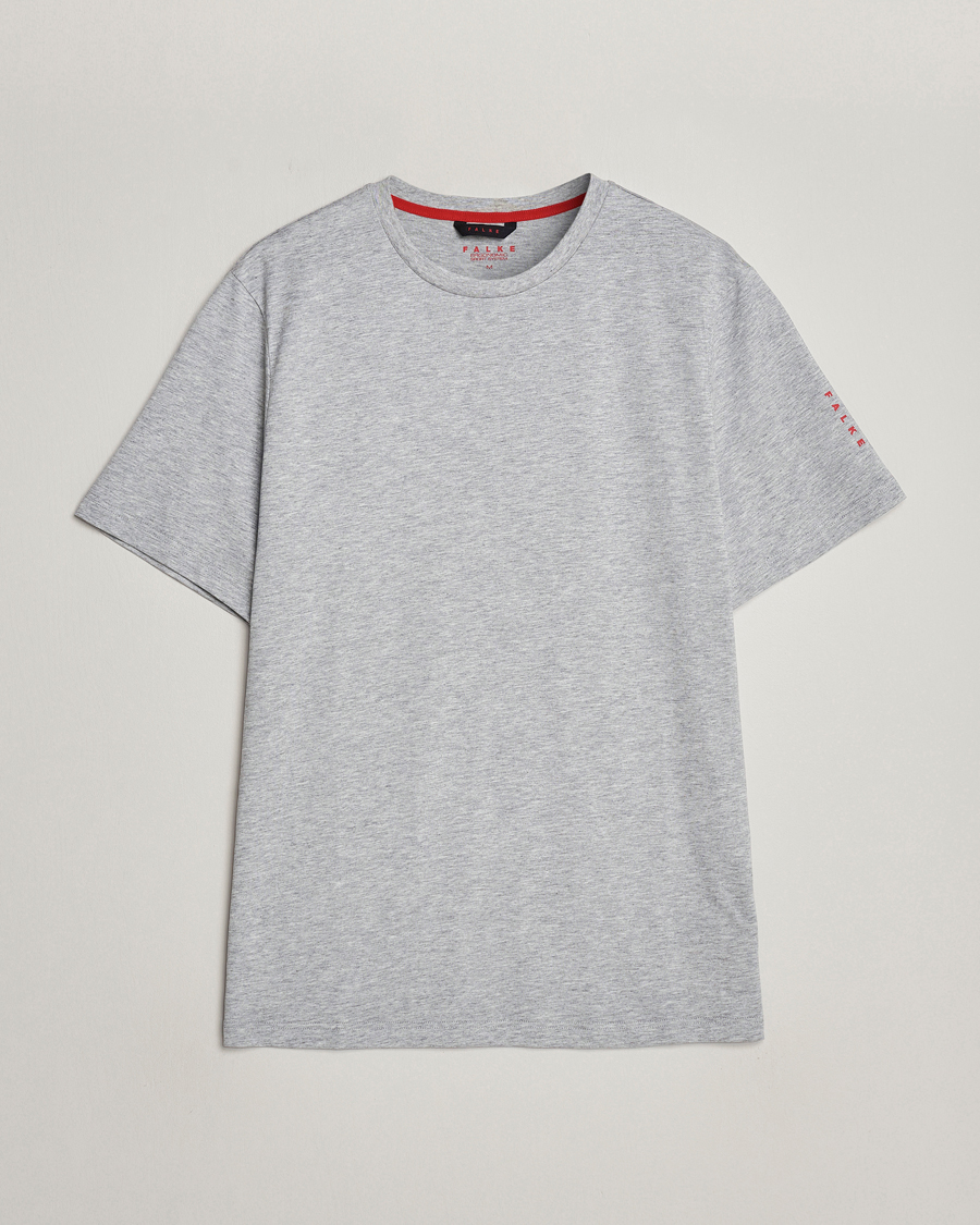 Men | T-Shirts | Falke Sport | Falke Core Running T-Shirt Grey Heather