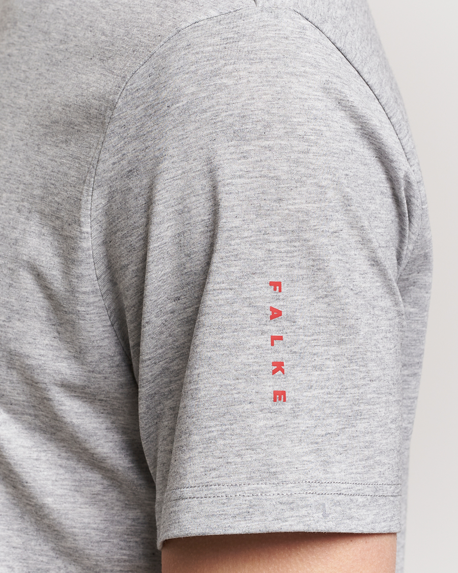 Men | T-Shirts | Falke Sport | Falke Core Running T-Shirt Grey Heather