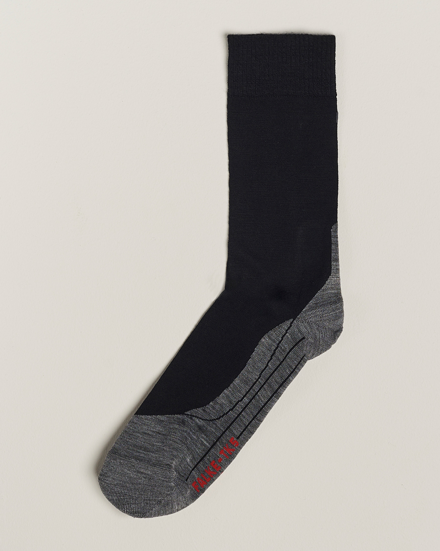 Men | Underwear & Socks | Falke Sport | Falke TK5 Wander Trekking Socks Black Mix