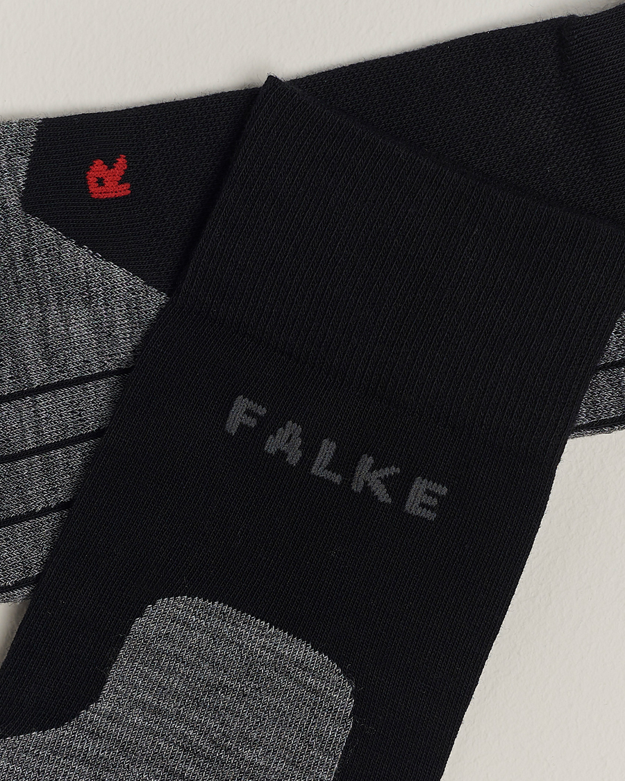 Men | Underwear & Socks | Falke | RU4 Endurance Running Socks Black Mix