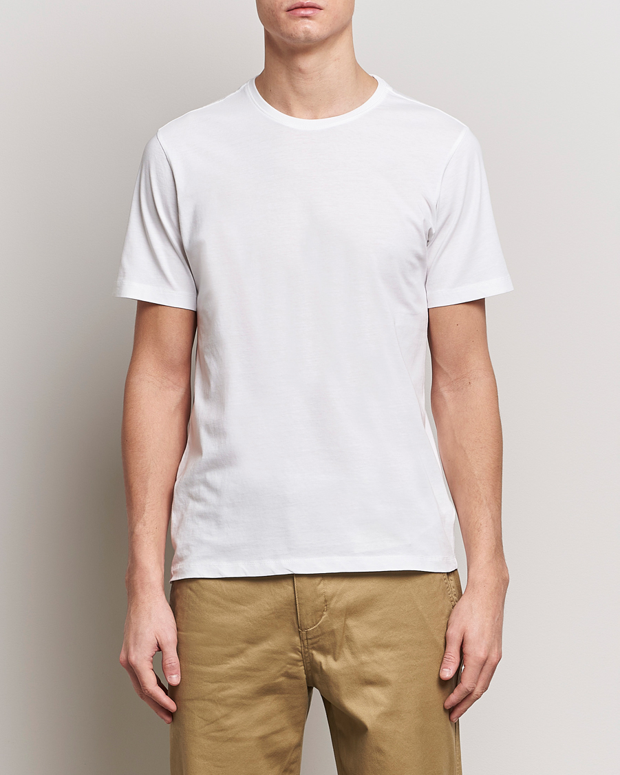 Men | T-Shirts | KnowledgeCotton Apparel | Agnar Basic T-Shirt Bright White