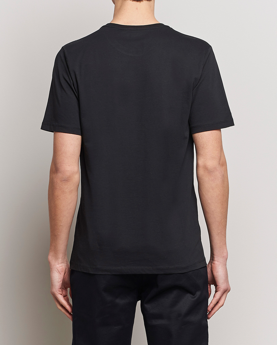 Men | T-Shirts | KnowledgeCotton Apparel | Agnar Basic T-Shirt Jet Black