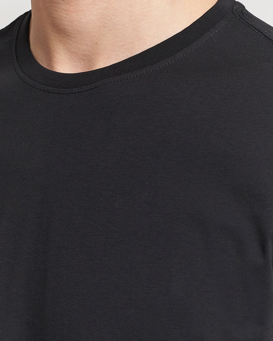Men | T-Shirts | KnowledgeCotton Apparel | Agnar Basic T-Shirt Jet Black