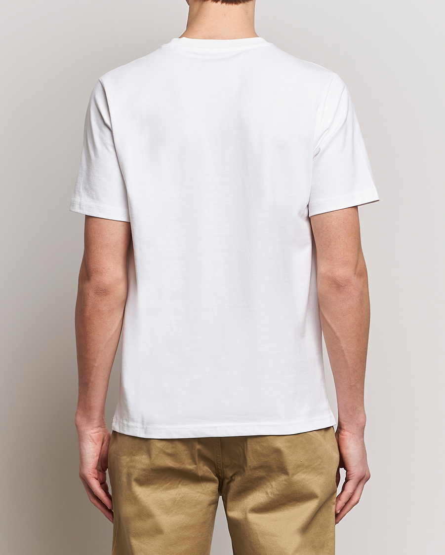 Men | T-Shirts | KnowledgeCotton Apparel | Loke Badge T-Shirt Bright White
