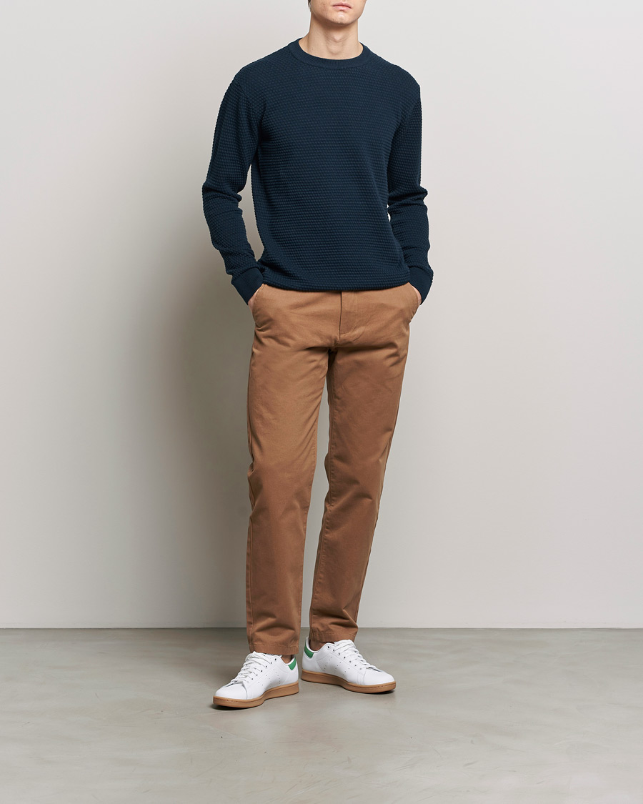 Men | Trousers | KnowledgeCotton Apparel | Chuck Regular Cotton Twill Chino Tuffet