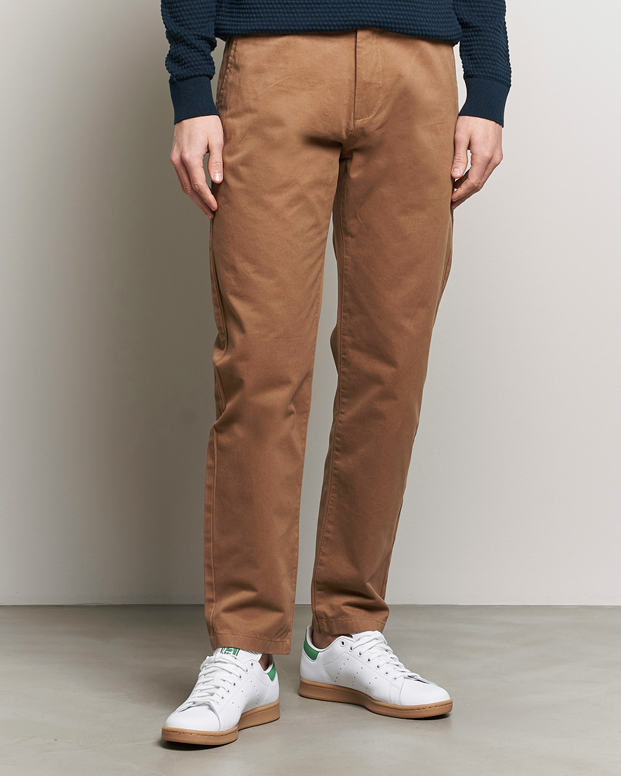 Men | Trousers | KnowledgeCotton Apparel | Chuck Regular Cotton Twill Chino Tuffet