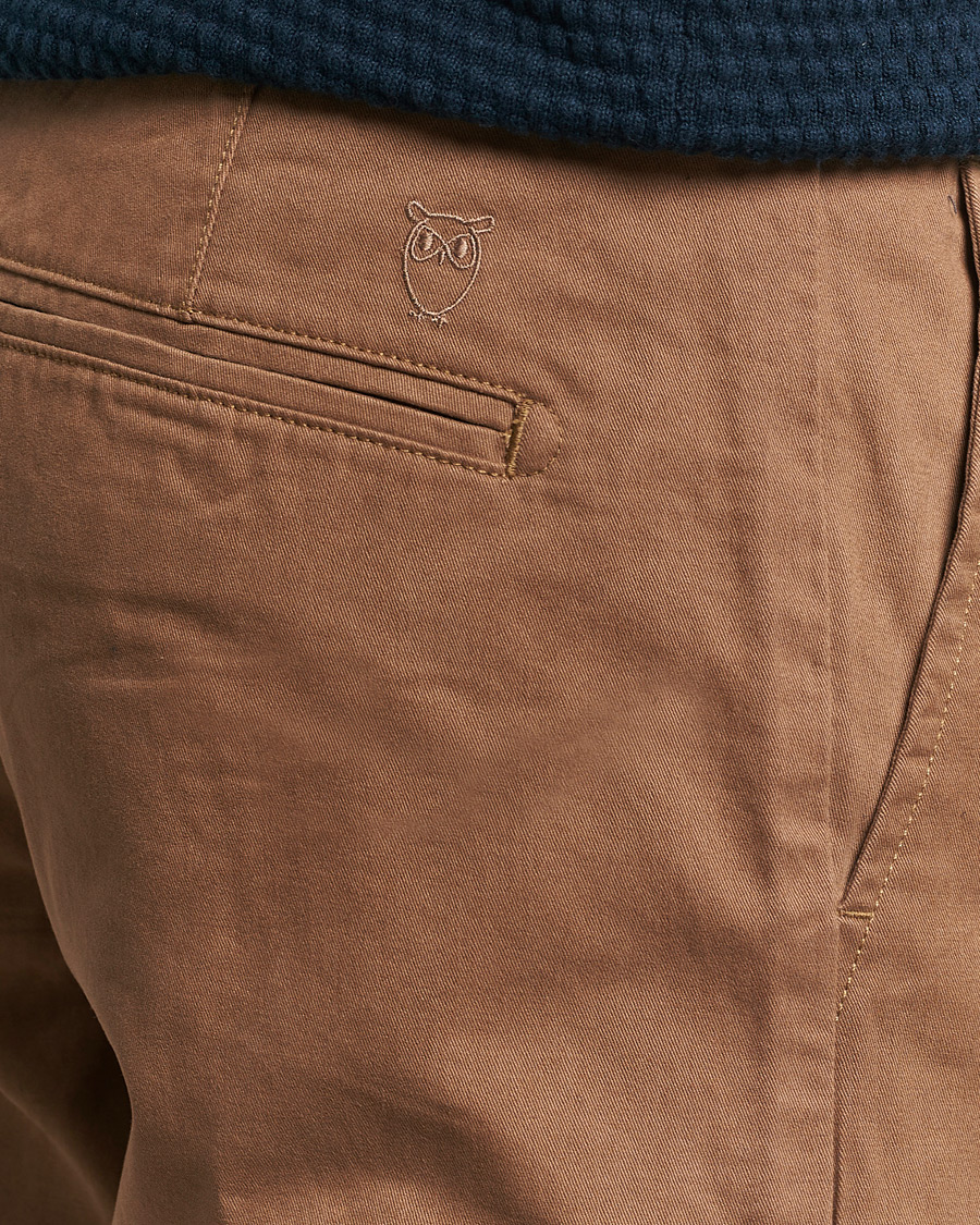 Men | Trousers | KnowledgeCotton Apparel | Chuck Regular Cotton Twill Chino Tuffet