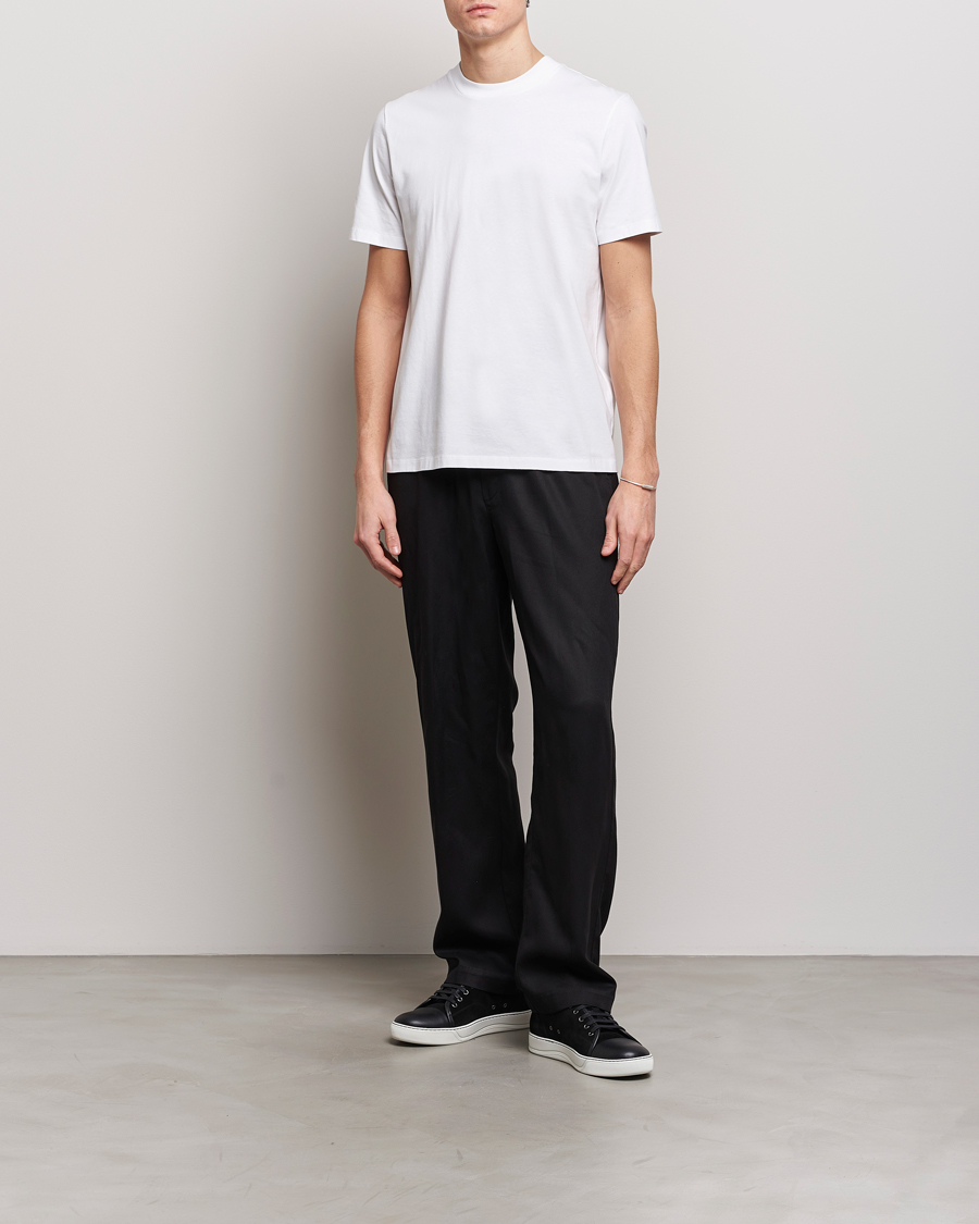 Men | T-Shirts | Jil Sander | Round Collar Simple T-Shirt White