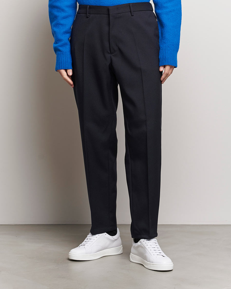 Men | Trousers | Jil Sander | Drawstring Pants Midnight