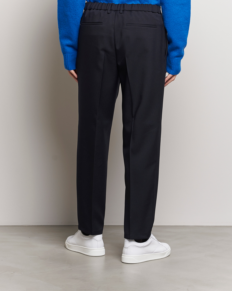 Men | Trousers | Jil Sander | Drawstring Pants Midnight