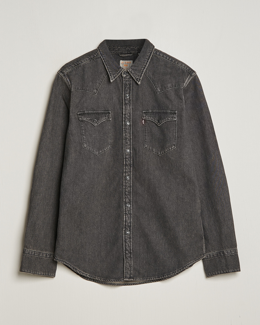 Men | Shirts | Levi's | Barstow Western Standard Shirt Washed Black