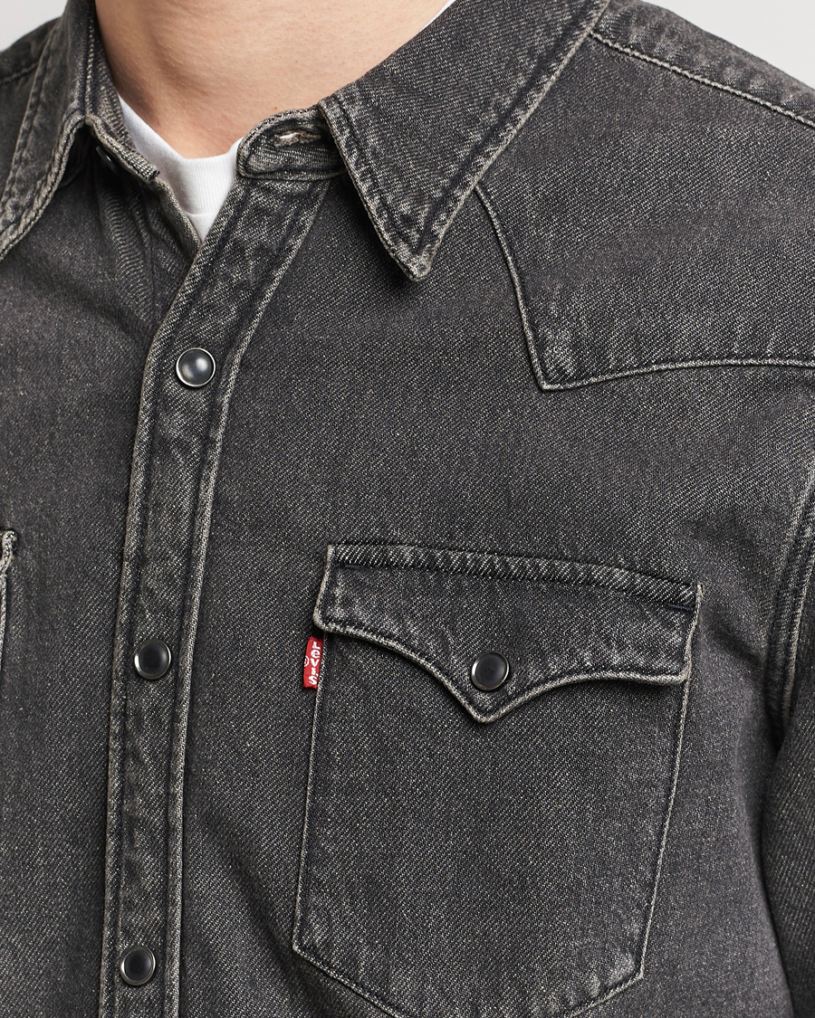 Men | Shirts | Levi's | Barstow Western Standard Shirt Washed Black