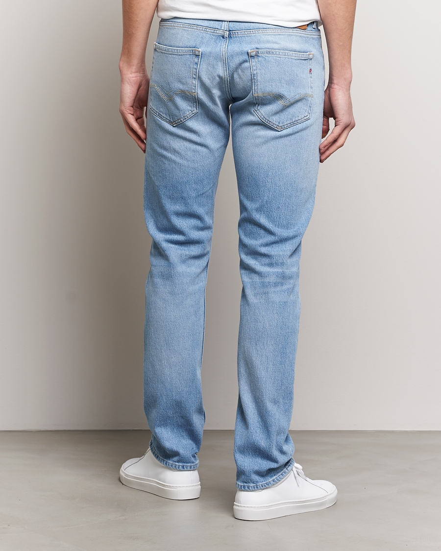 Men | Jeans | Replay | Grover Straight Fit Stretch Jeans Light Blue