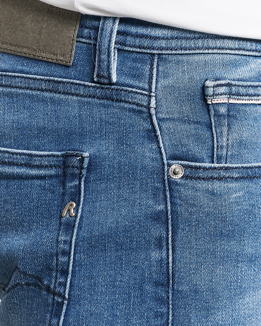 Men | Jeans | Replay | Grover Straight Fit Powerstretch Jeans Medium Blue