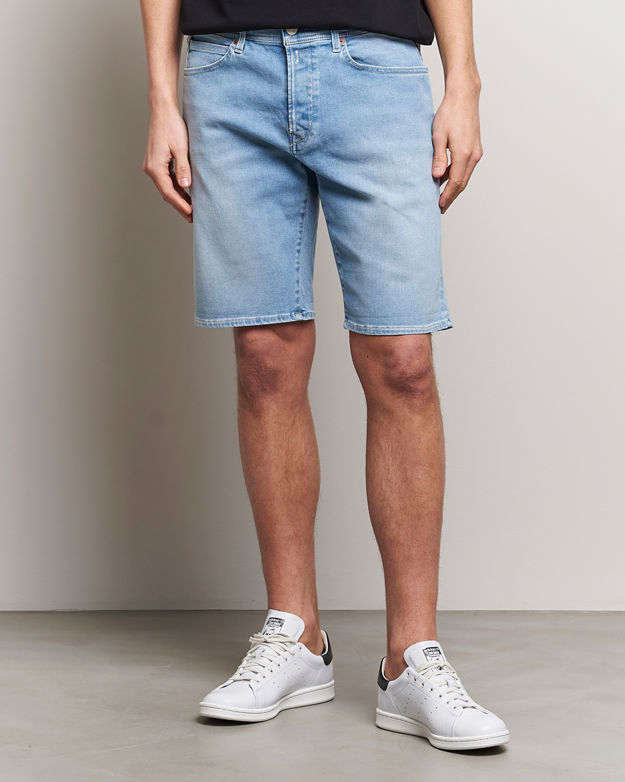 Men | Shorts | Replay | RBJ981 Hyperflex Denim Shorts Light Blue