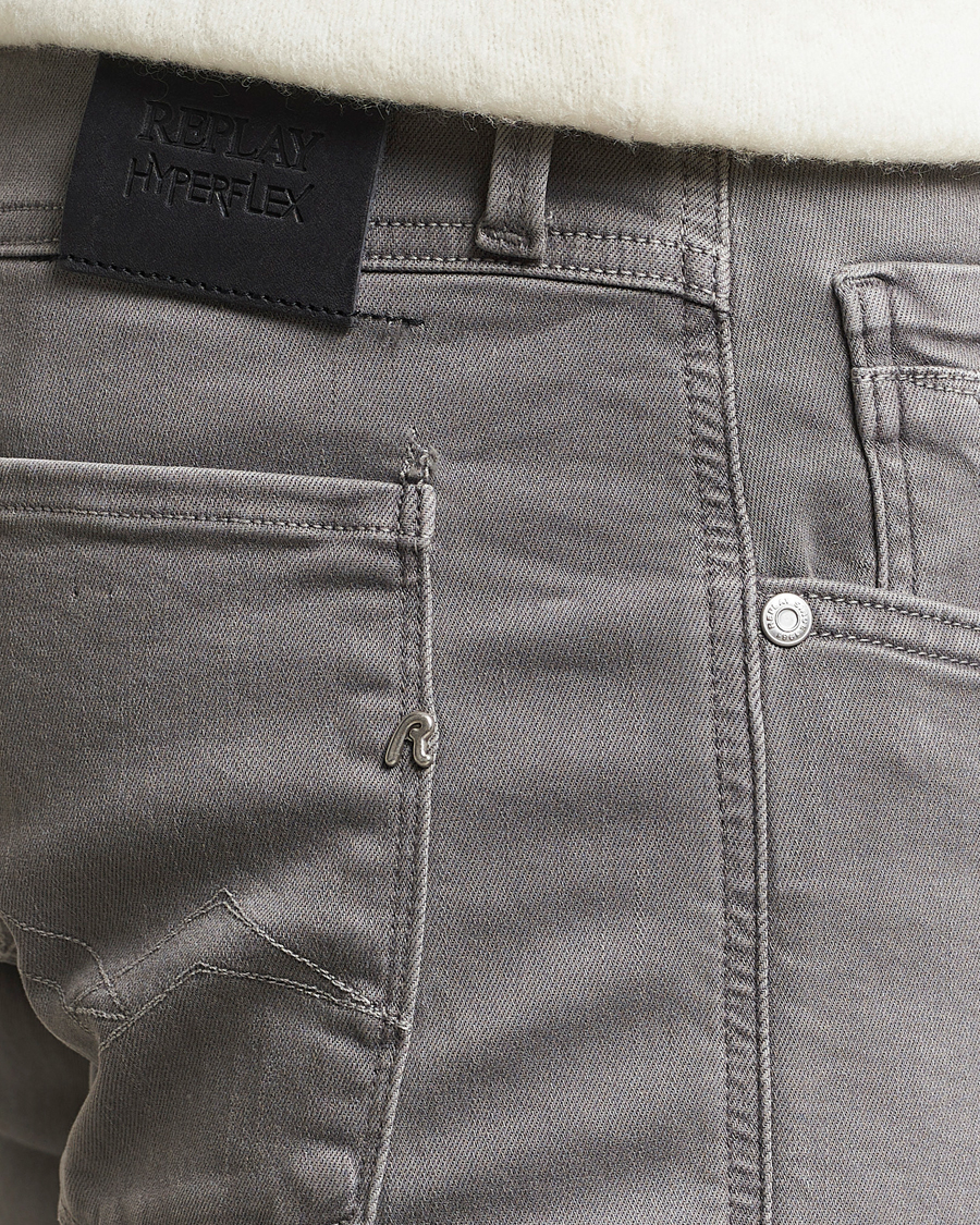 Men | Trousers | Replay | Anbass Hyperflex X.Lite 5-Pocket Pants Medium Grey