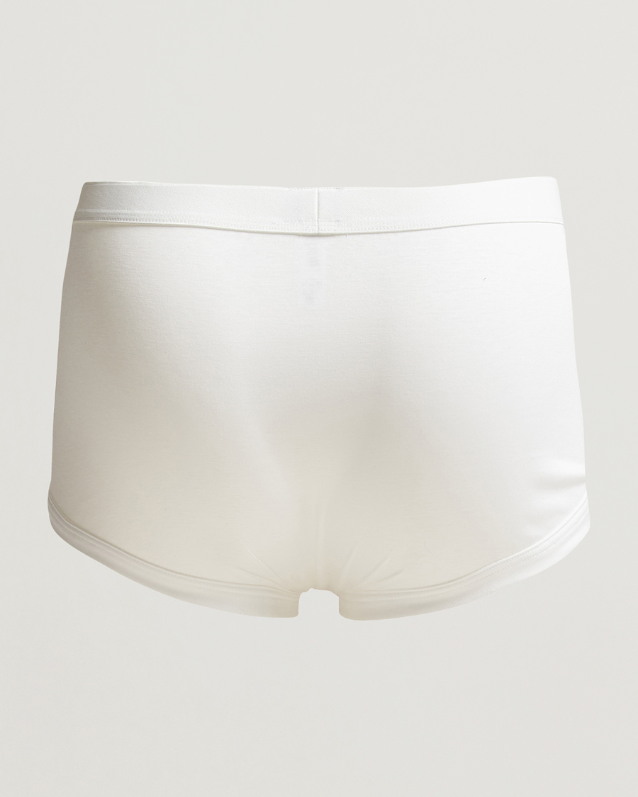 Men | Underwear & Socks | Zimmerli of Switzerland | Sea Island Cotton Boxer Briefs White