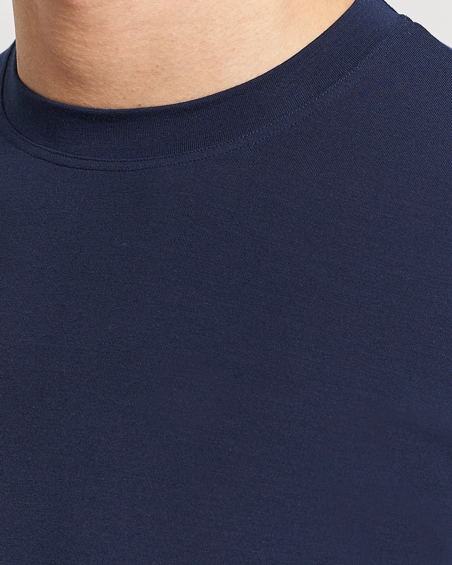 Men | T-Shirts | Zimmerli of Switzerland | Pureness Modal Crew Neck T-Shirt Navy