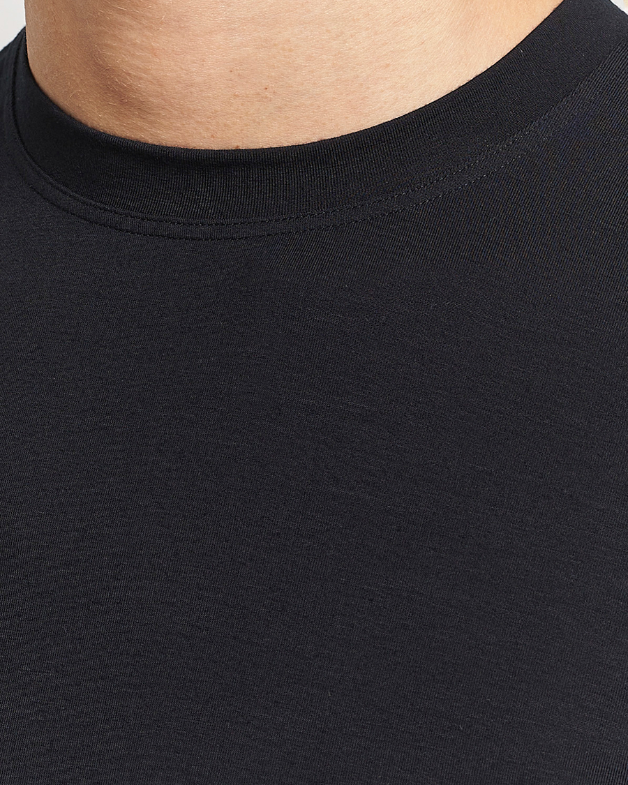Men | T-Shirts | Zimmerli of Switzerland | Pureness Modal Crew Neck T-Shirt Black