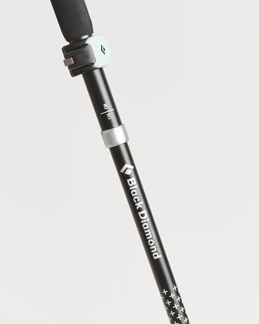 Men | Active Accessories | Black Diamond | Distance FLZ Trekking Poles Black/Foam Green