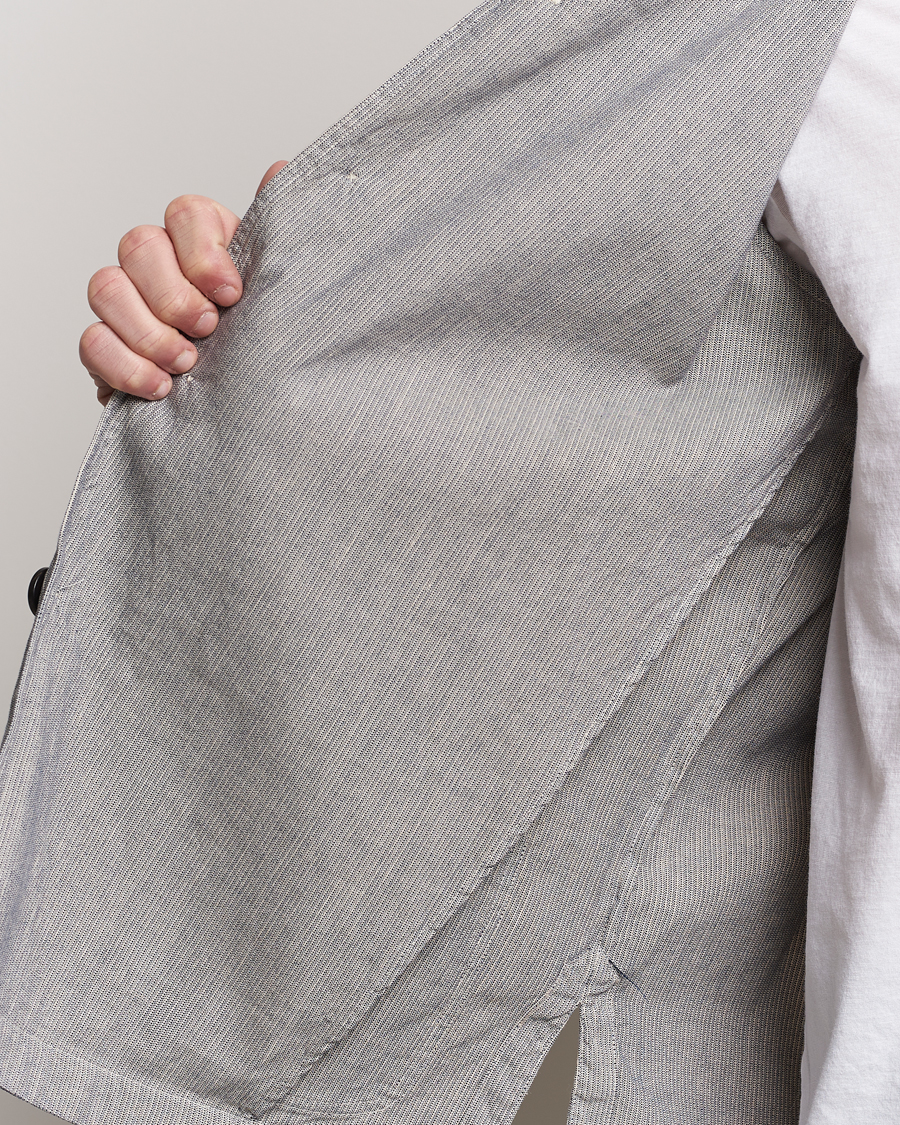 Men | Coats & Jackets | Massimo Alba | Florida Cotton/Linen Shirt Jacket Light Grey