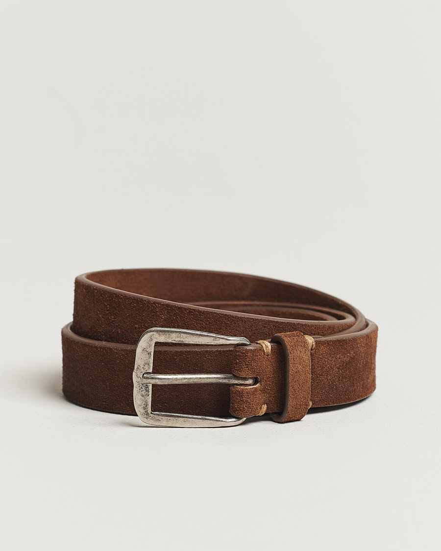 Men | Belts | Massimo Alba | Budapest Belt Tobacco Suede
