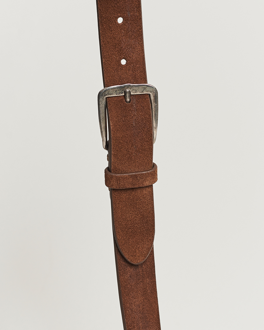Men | Belts | Massimo Alba | Budapest Belt Tobacco Suede