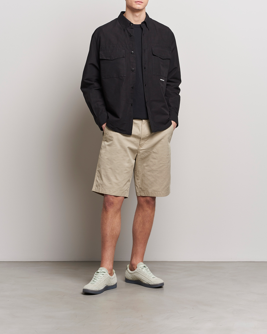 Men | Shorts | Stone Island | Supima Cotton Twill Stretch Shorts Sand