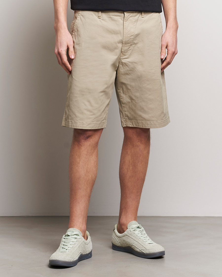 Men | Shorts | Stone Island | Supima Cotton Twill Stretch Shorts Sand