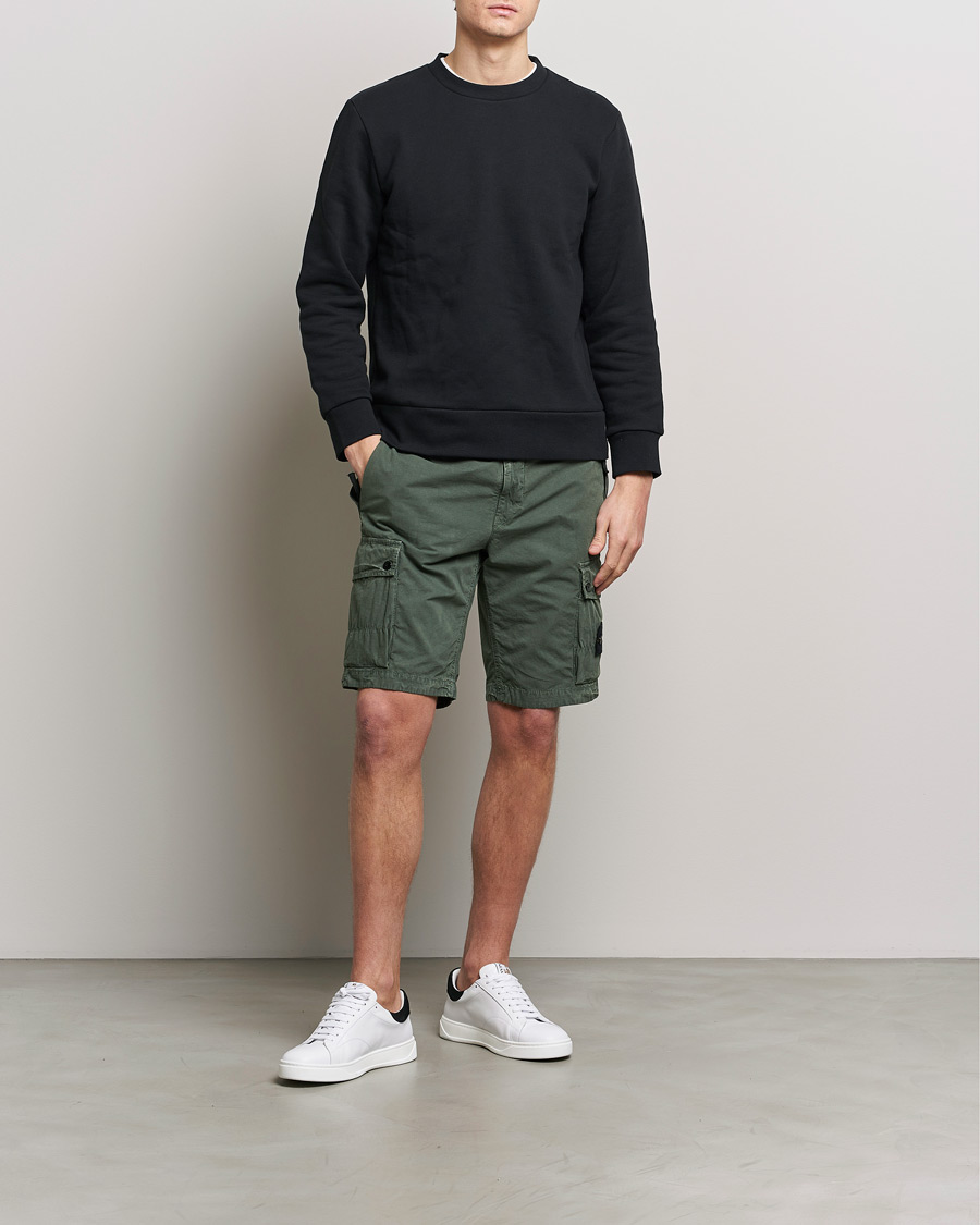 Men | Shorts | Stone Island | Brushed Cotton Canvas Cargo Shorts Musk