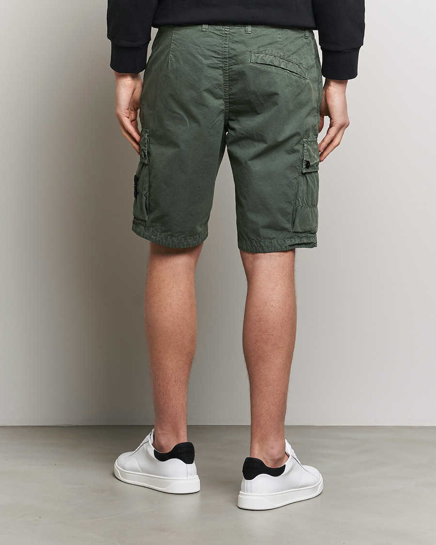 Men | Shorts | Stone Island | Brushed Cotton Canvas Cargo Shorts Musk