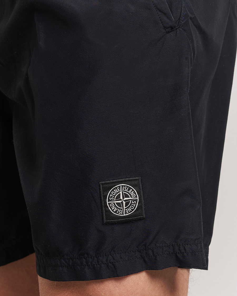 Men | Swimwear | Stone Island | Brushed Nylon Swimshorts Black