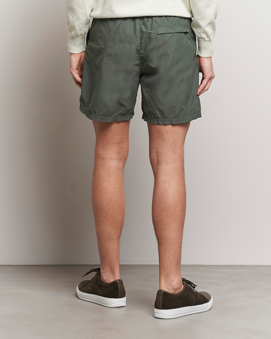 Men | Swimwear | Stone Island | Brushed Nylon Swimshorts Musk