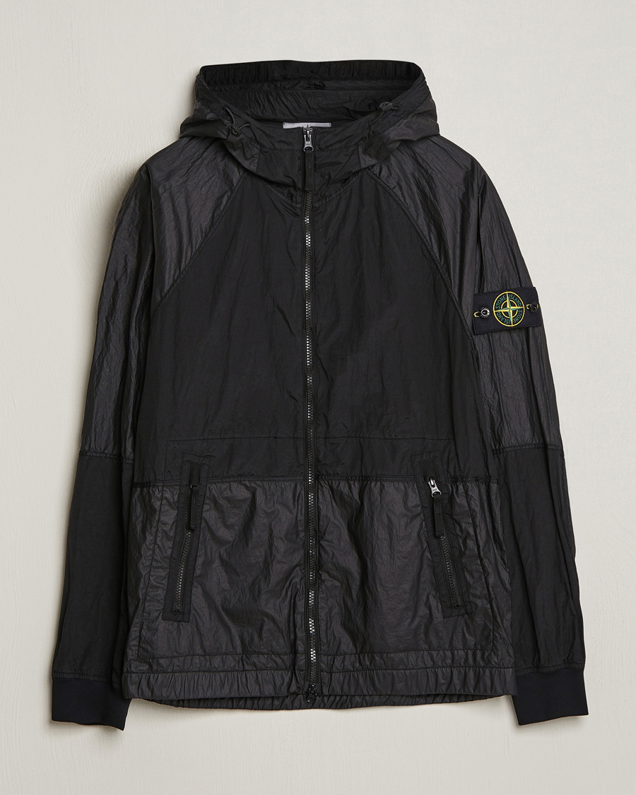 Men | Coats & Jackets | Stone Island | Nylon Metal Hooded Jacket Black