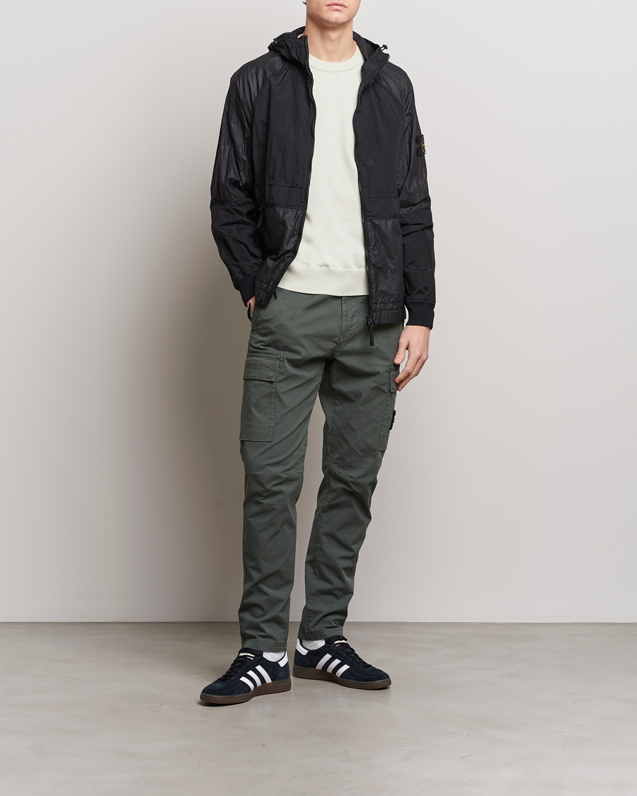 Men | Coats & Jackets | Stone Island | Nylon Metal Hooded Jacket Black