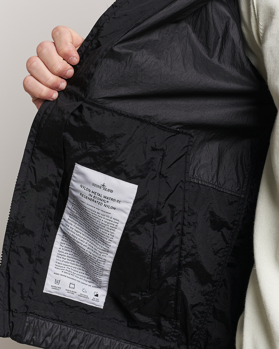 Men | Coats & Jackets | Stone Island | Nylon Metal Hooded Jacket Black