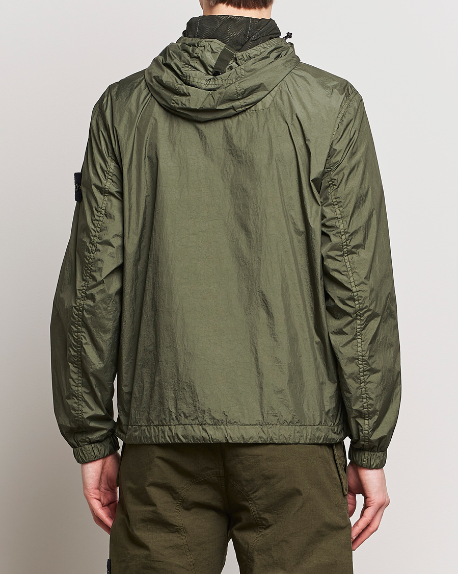 Men | Coats & Jackets | Stone Island | Crinkle Reps Hooded Jacket Musk